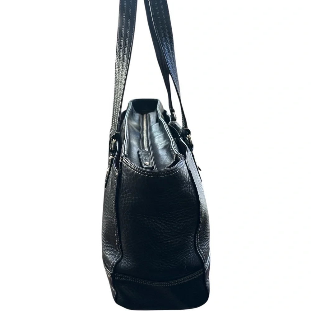 ✨ Coach Legacy Pebbled Leather Tote – Black | EUC | Luxury Classic ✨ - Picture 10 of 16